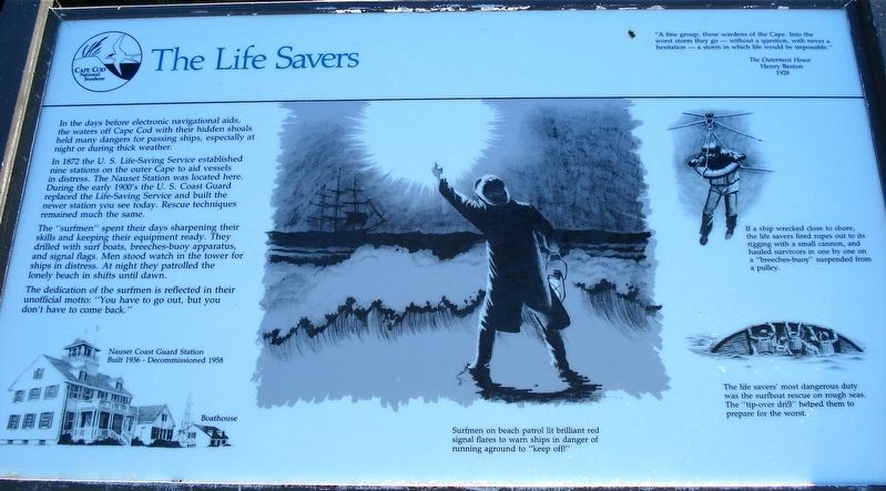The Life Savers Marker image. Click for full size.
