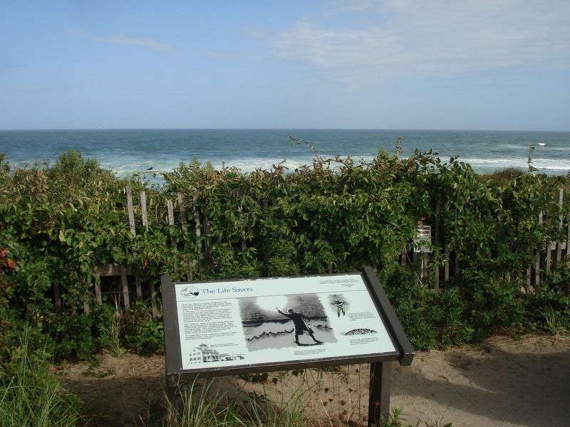 The Life Savers Marker on a good weather day. image. Click for full size.