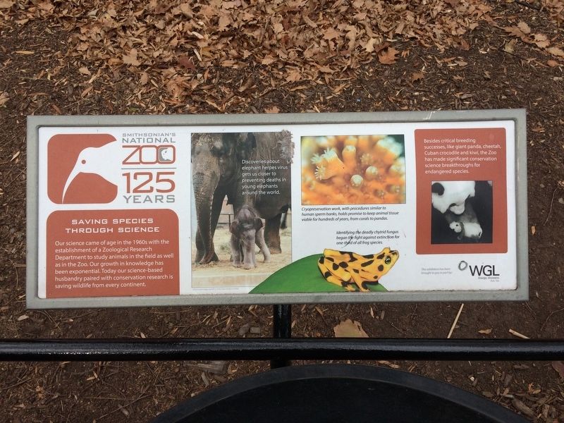 Saving Species Through Science Marker image. Click for full size.