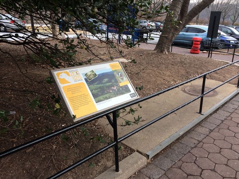 Smithsonian Conservation Biology Institute Marker. Click for full size. Smithsonian Conservation Biology Institute Marker image. Click for full size.