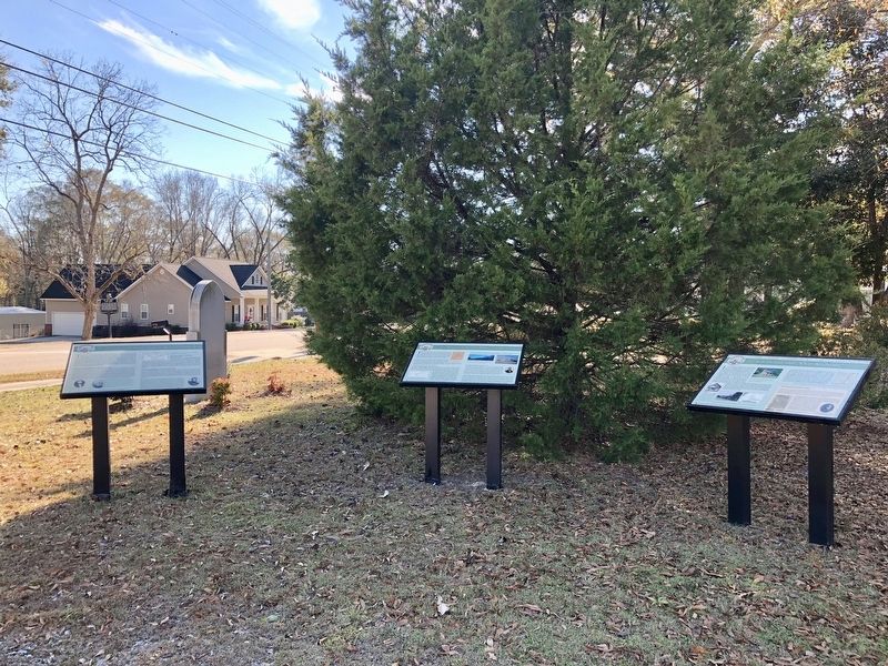 The Battles of Hobdy's Bridge and Pea River Marker (in middle of three).. Click for full size. The Battles of Hobdy's Bridge and Pea River Marker (in middle of three). image. Click for full size.