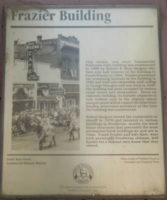 Frazier Building Marker image. Click for full size.