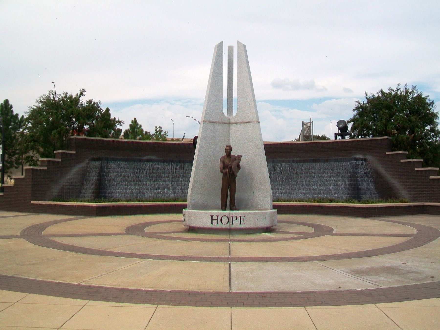 Hope Plaza at John Hope Franklin Reconciliation Park. Click for full size. Hope Plaza at John Hope Franklin Reconciliation Park image. Click for full size.