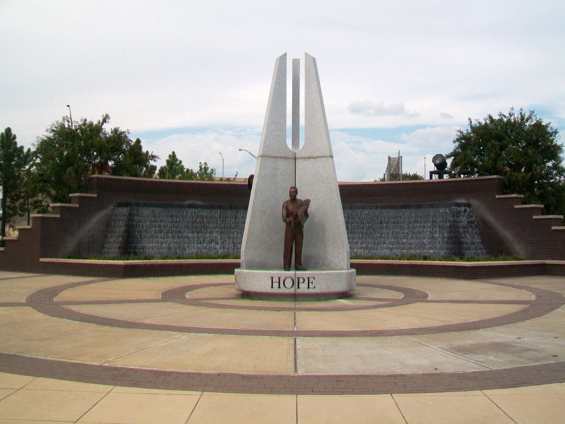 Hope Plaza at John Hope Franklin Reconciliation Park image. Click for full size.