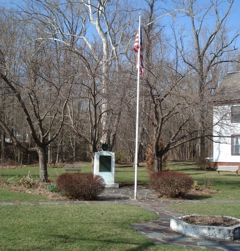 Memorial in the Russell Center Historic District image. Click for full size.