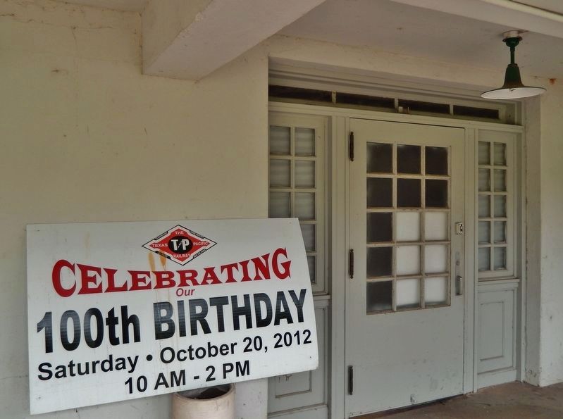 Texas & Pacific Depot Centennial image. Click for full size.