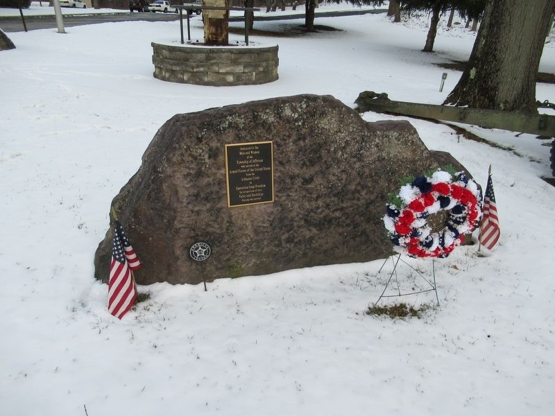 Township of Jefferson Veterans Monument. Click for full size. Township of Jefferson Veterans Monument image. Click for full size.