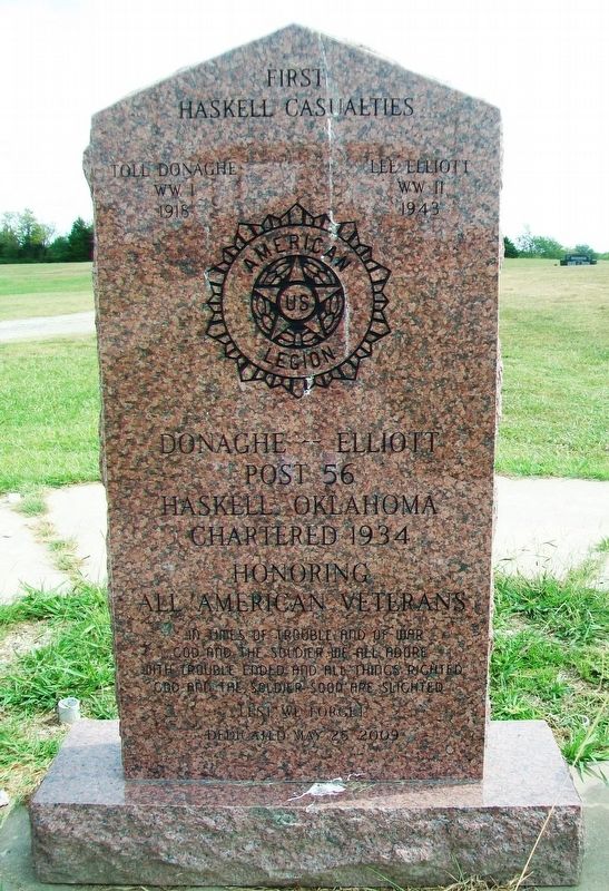 First Haskell Casualties Marker image. Click for full size.