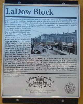 LaDow Block Marker image. Click for full size.