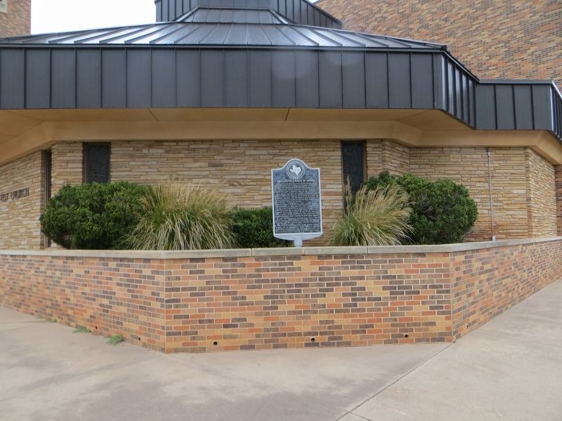 First Baptist Church of Snyder Marker. Click for full size. First Baptist Church of Snyder Marker image. Click for full size.