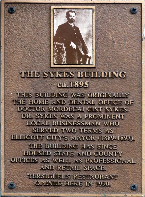 The Sykes Building Marker image. Click for full size.