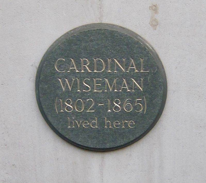 Cardinal Wiseman Marker image. Click for full size.