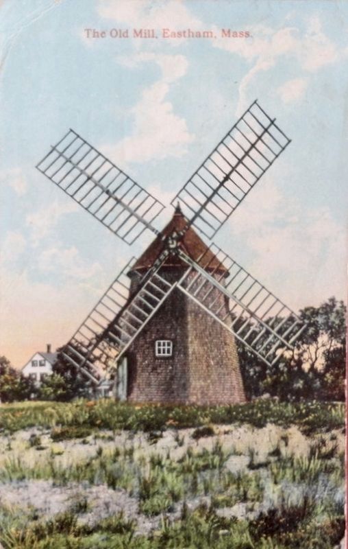 <i>The Old Mill, Eastham, Mass.</i> image. Click for full size.