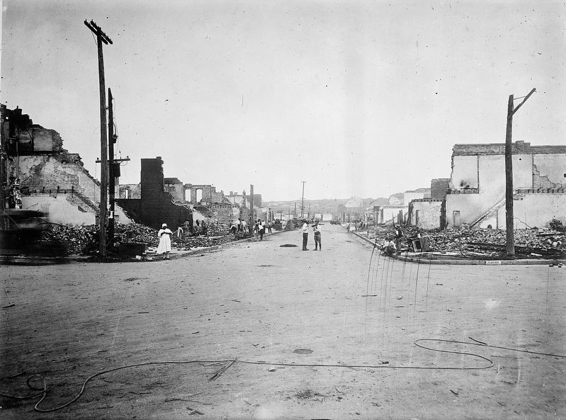 <i>After the race riots June 1st, 1921, Tulsa, Okla.</i>. Click for full size. <i>After the race riots June 1st, 1921, Tulsa, Okla.</i> image. Click for full size.