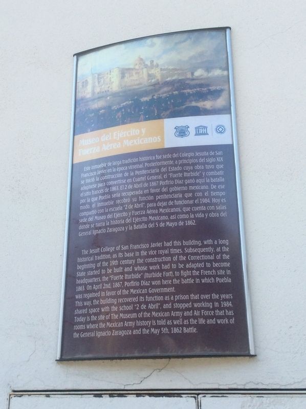 The Museum of the Mexican Army and Air Force Marker image. Click for full size.