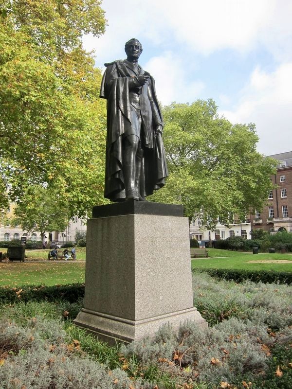 William George Frederick Cavendish-Betinck Statue in Cavendish Square Gardens image. Click for full size.