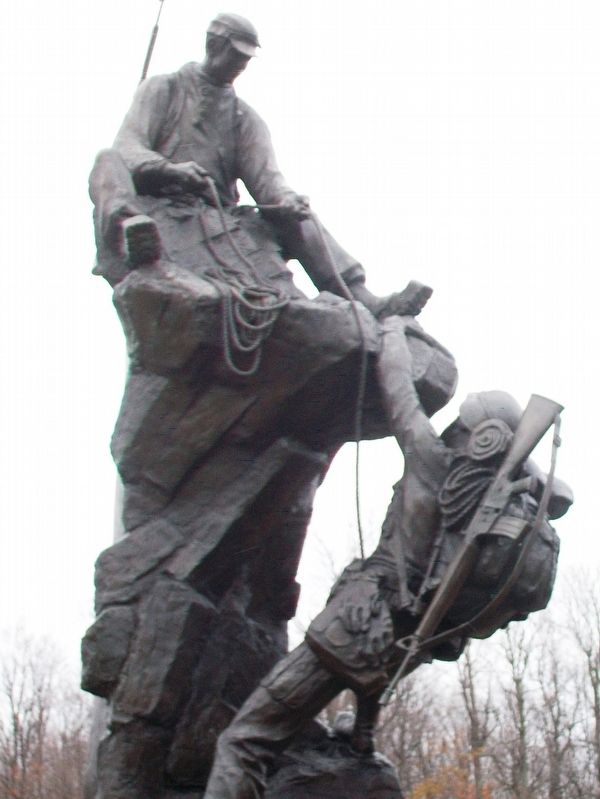 Military Mountaineers Monument image. Click for full size.