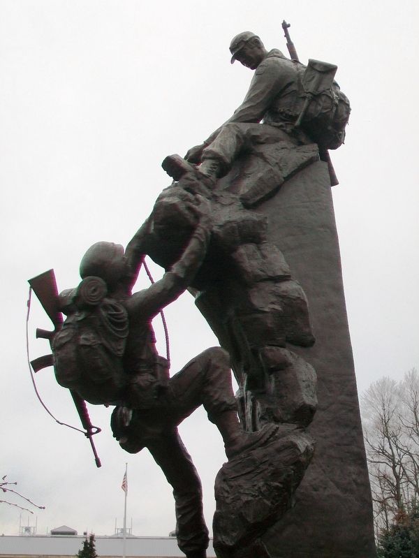 Military Mountaineers Monument. Click for full size. Military Mountaineers Monument image. Click for full size.