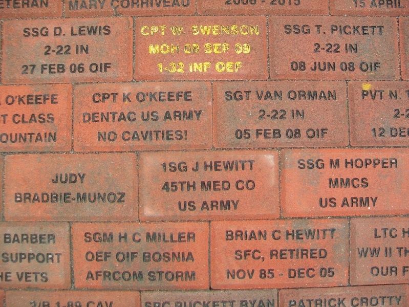 10th Mountain Division Memorial Park Pavers. Click for full size. 10th Mountain Division Memorial Park Pavers image. Click for full size.