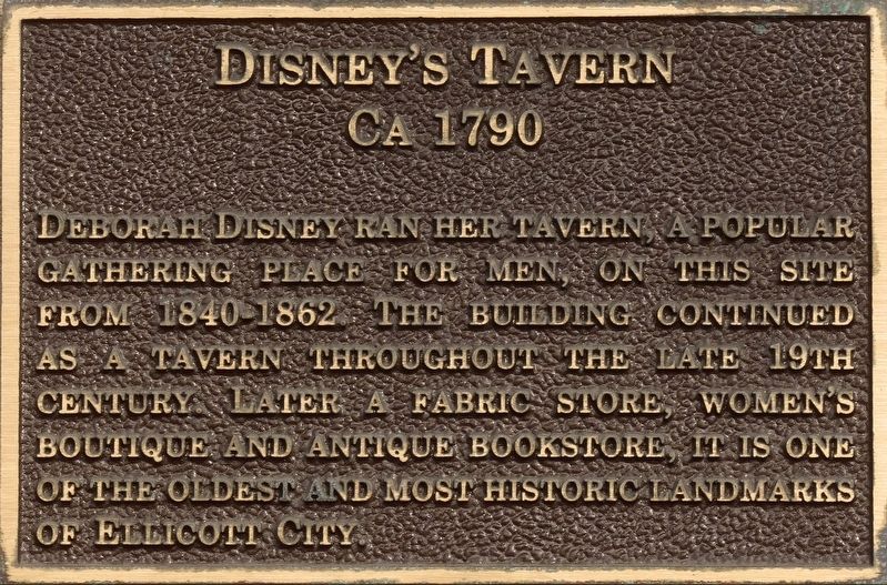 Disneys Tavern Marker image. Click for full size.