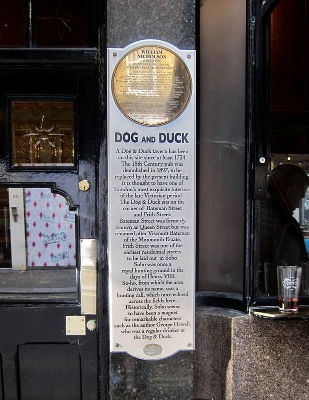 The Dog and Duck Marker. Click for full size. The Dog and Duck Marker image. Click for full size.