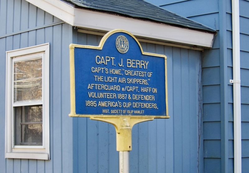Capt. J. Berry Marker image. Click for full size.