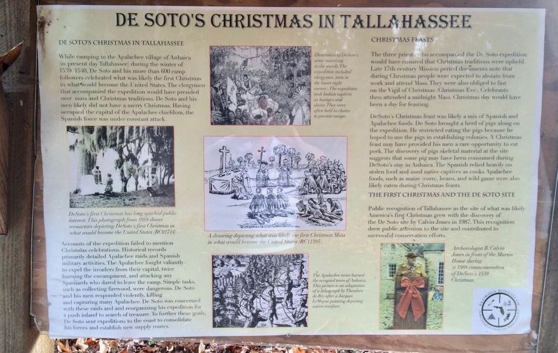 De Soto's Christmas in Tallahassee Panel. Click for full size. De Soto's Christmas in Tallahassee Panel image. Click for full size.