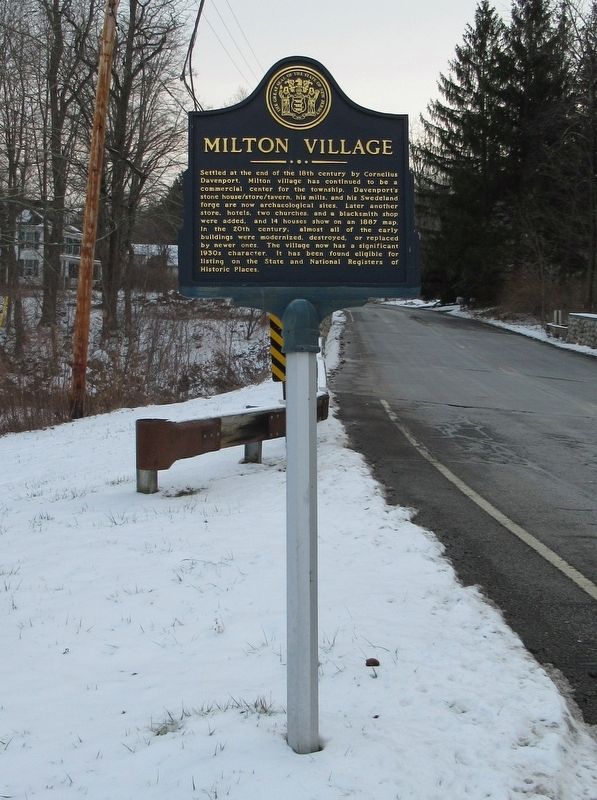 Milton Village Marker image. Click for full size.