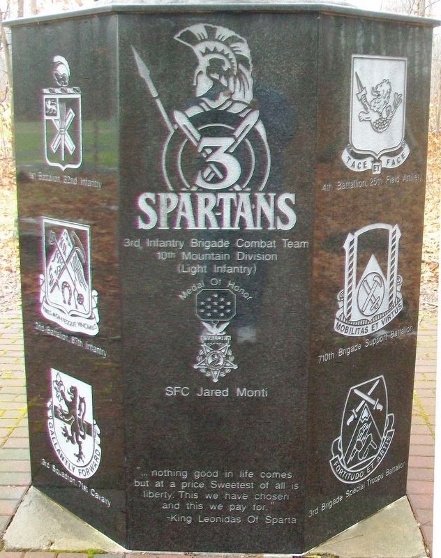 3rd Infantry Brigade Combat Team Memorial Dedication image. Click for full size.