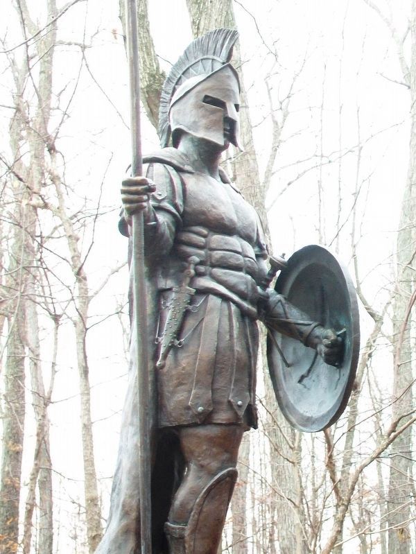 3rd Infantry Brigade Combat Team Memorial Spartan Statue image. Click for full size.