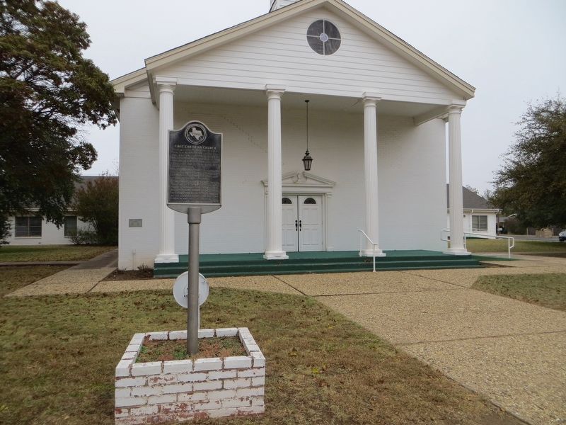 First Christian Church Marker image. Click for full size.
