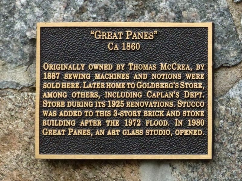 “Great Panes” Marker. Click for full size. “Great Panes” Marker image. Click for full size.