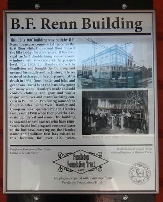 R.F. Renn Building Marker image. Click for full size.