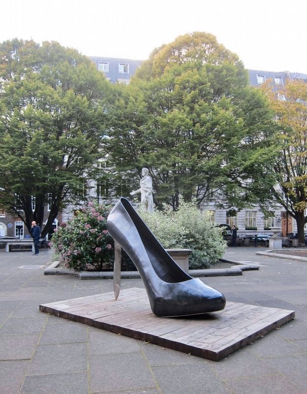 Golden Square Art - Stiletto Heel and Charles, too image. Click for full size.