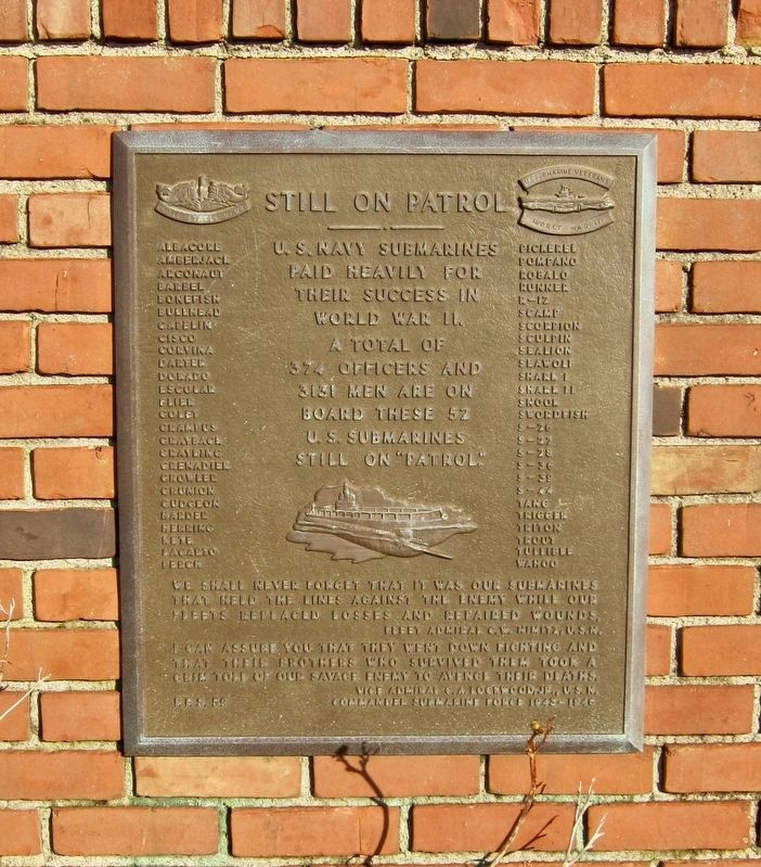 Still on Patrol Marker. Click for full size. Still on Patrol Marker image. Click for full size.