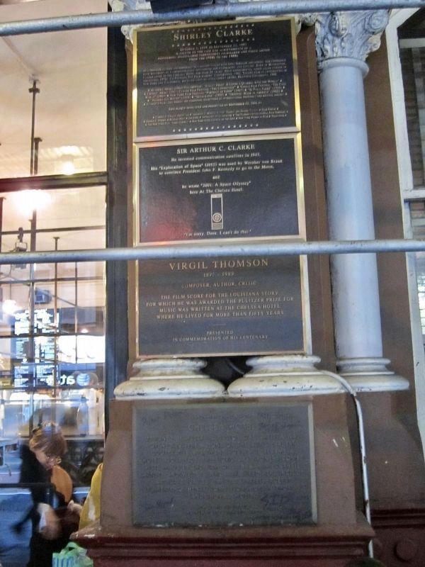 Chelsea Hotel Marker - Wide View image. Click for full size.