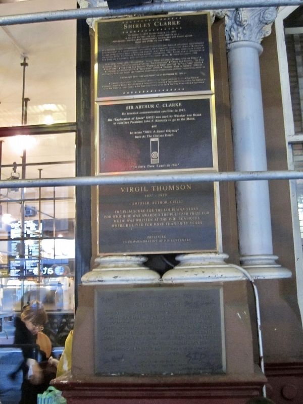 Sir Arthur C. Clarke Marker - Wide View image. Click for full size.