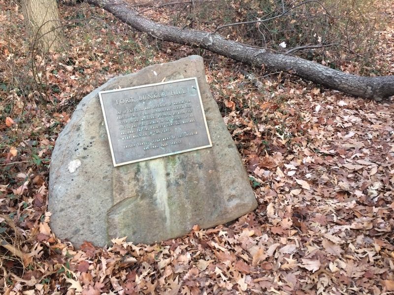 Fort Bunker Hill Marker image. Click for full size.