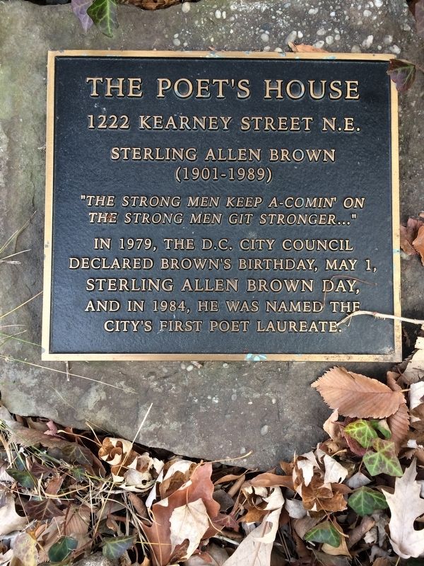 The Poet's House Marker. Click for full size. The Poet's House Marker image. Click for full size.