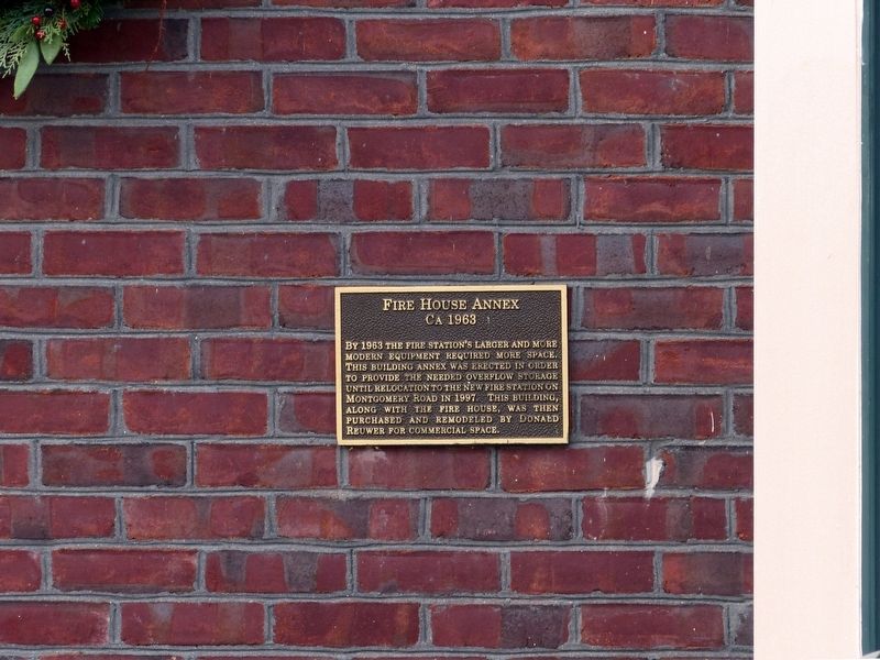 Fire House Annex Marker. Click for full size. Fire House Annex Marker image. Click for full size.