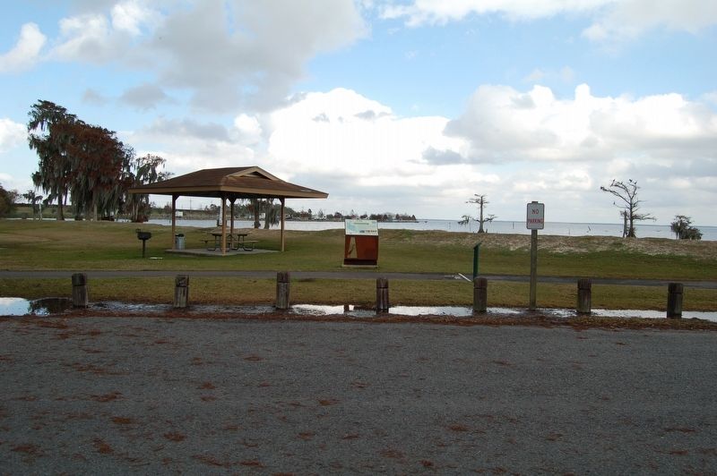 Lake Palourde Marker. Click for full size. Lake Palourde Marker image. Click for full size.