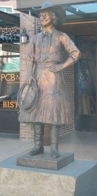 Kathleen McClintock Statue image. Click for full size.