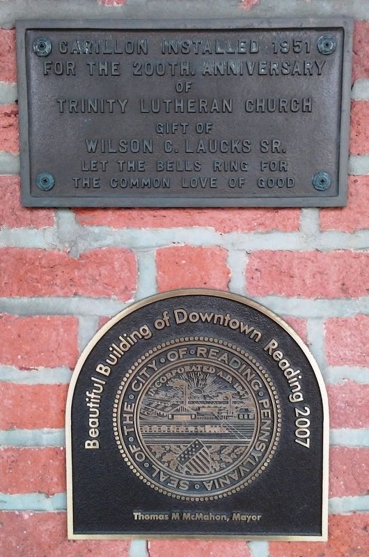Trinity Lutheran Church Markers. Click for full size. Trinity Lutheran Church Markers image. Click for full size.