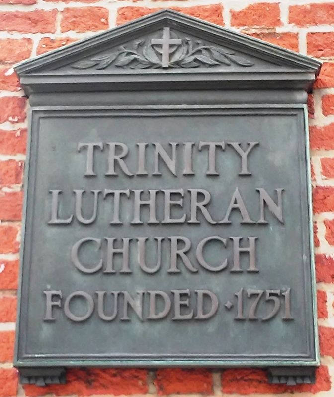 Trinity Lutheran Church Sign image. Click for full size.