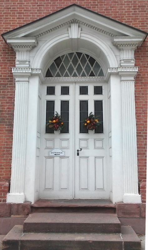 Trinity Lutheran Church Doorway on 6th Street. Click for full size. Trinity Lutheran Church Doorway on 6th Street image. Click for full size.