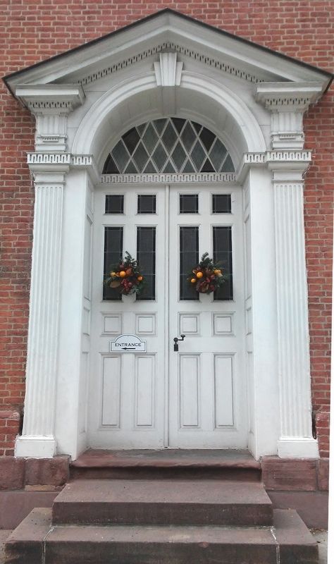 Trinity Lutheran Church Doorway on 6th Street image. Click for full size.
