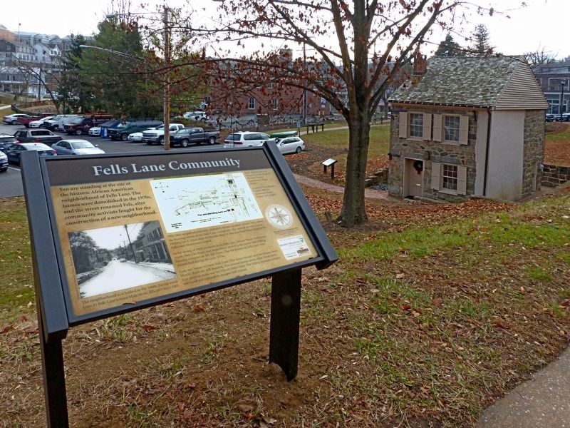 Fells Lane Community Marker. Click for full size. Fells Lane Community Marker image. Click for full size.