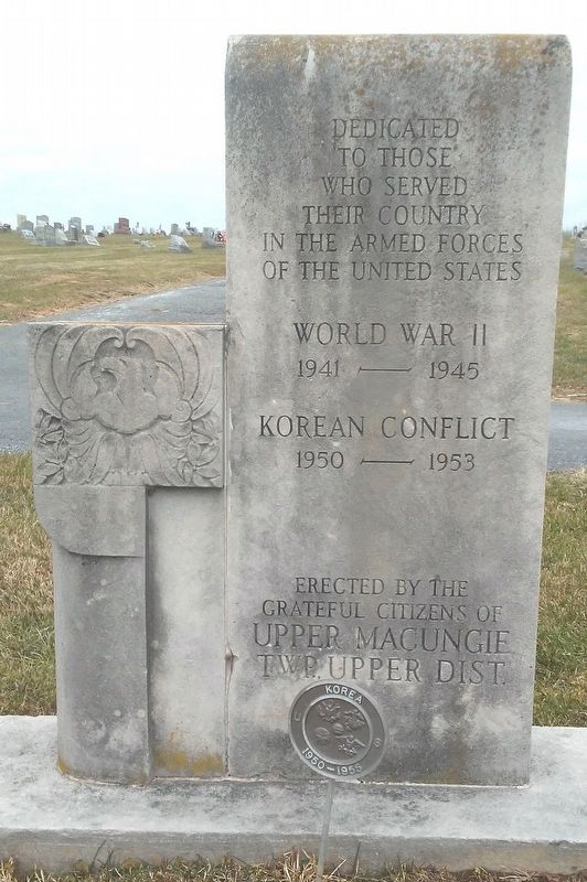 World War II and Korean Conflict Memorial Monument image. Click for full size.