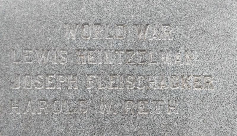 War Memorial Marker. Click for full size. War Memorial Marker image. Click for full size.
