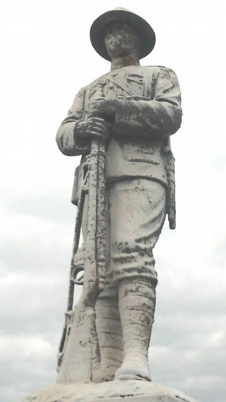 War Memorial WWI Doughboy Statue. Click for full size. War Memorial WWI Doughboy Statue image. Click for full size.